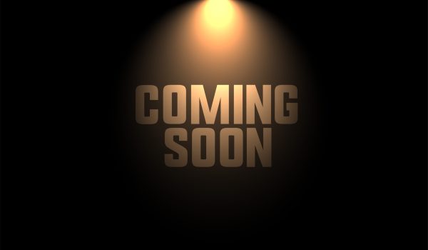 coming soon background with spot light design